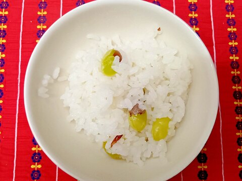 土鍋で銀杏ご飯